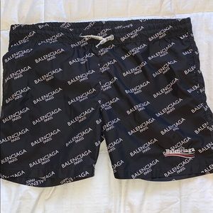Balenciaga Campaign All Over Print Trunks L (BL)